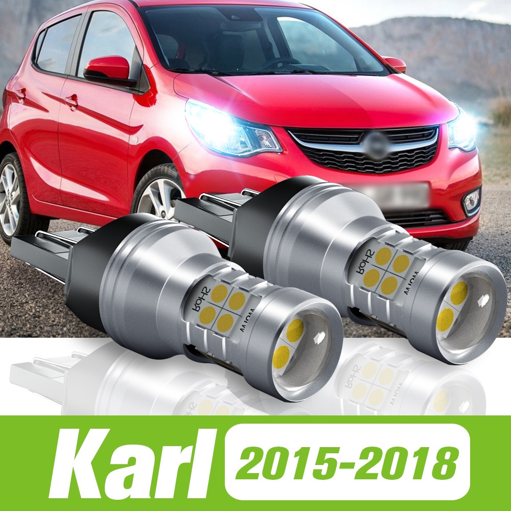 Opel Karl 2015-2018 LED ְ   DRL 2016 2017 ׼  2 